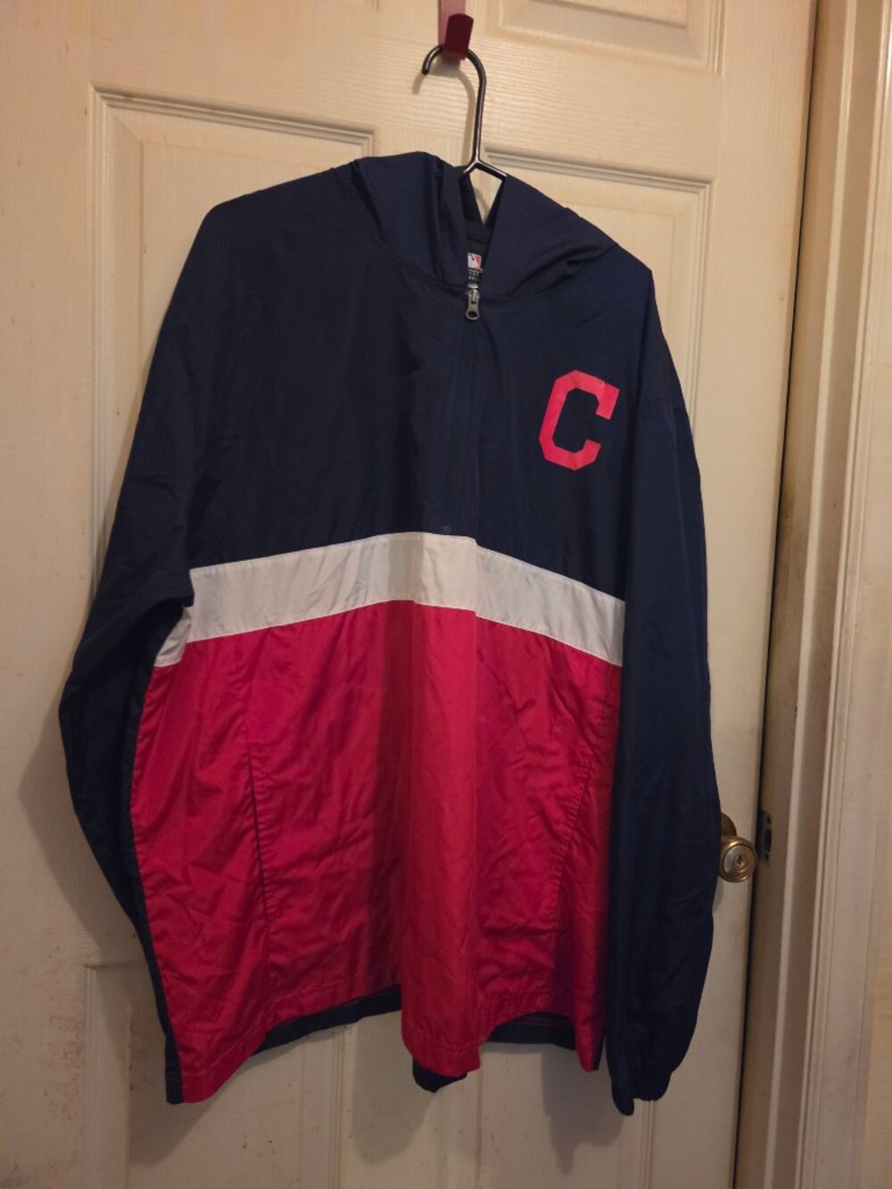 MLB CLEVELAND INDIANS/GUARDIANS WINDBREAKER MANS 2x